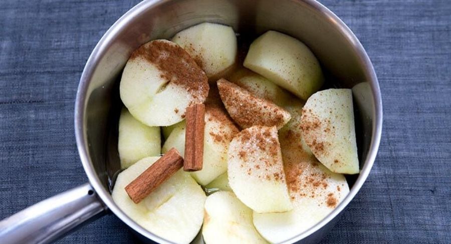 prepara tu propio puré de manzana