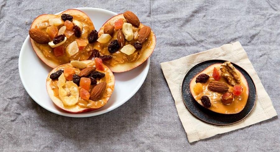 Postre de manzana saludable y rápido