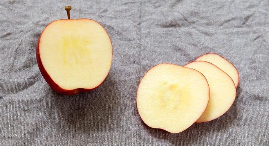 manzana cortada