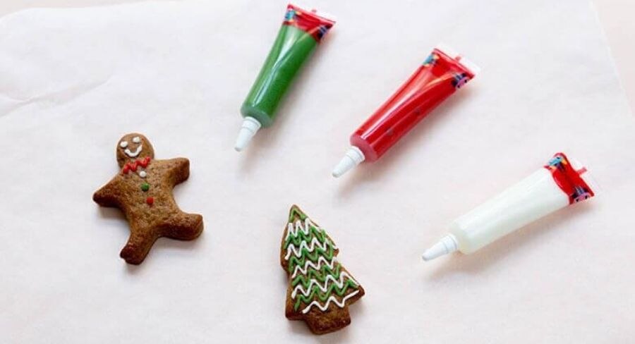 galleta de gengibre decorada