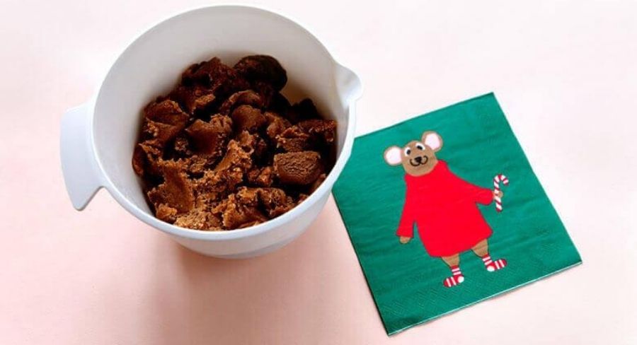 preparación de las galletas