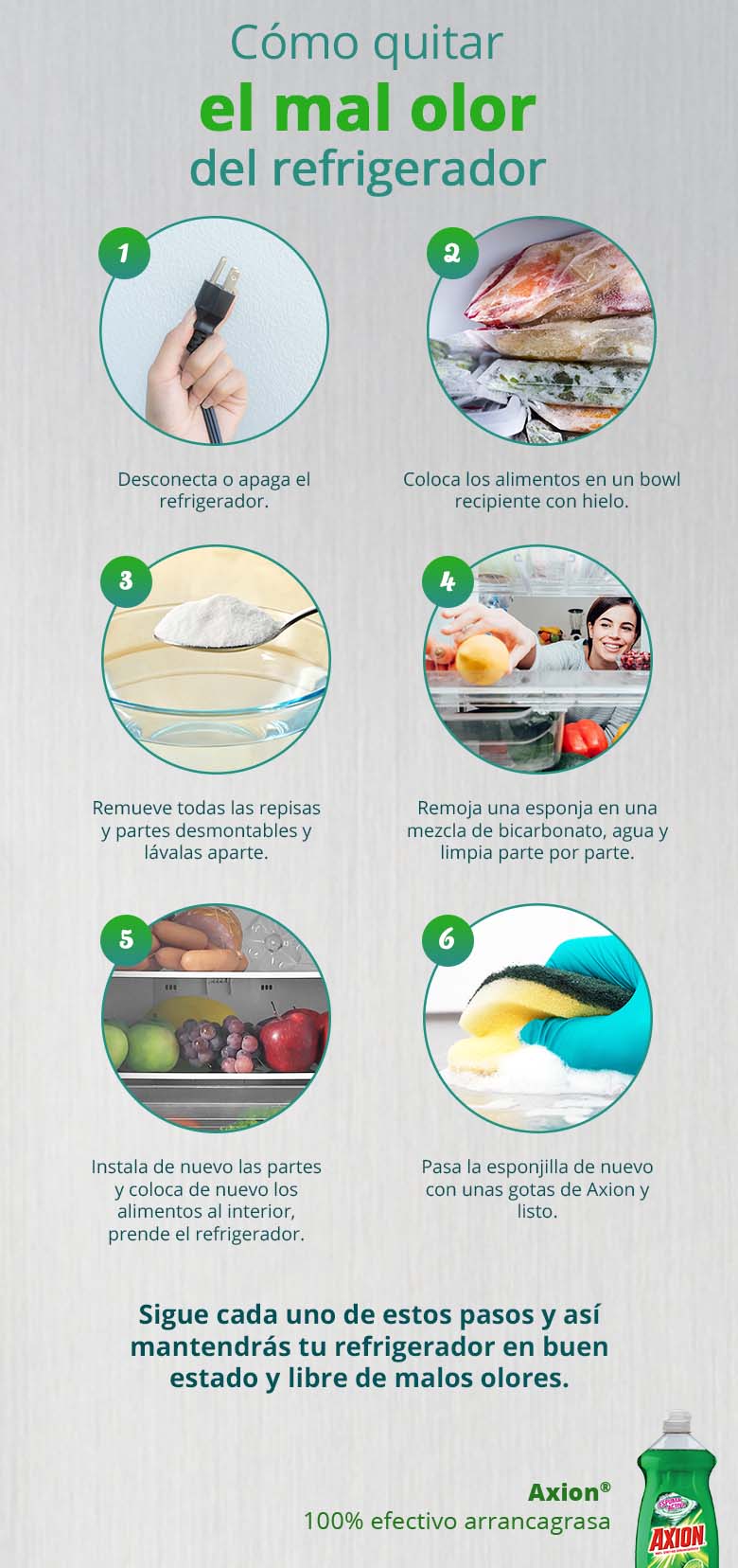 como quitar mal olor del refrigerador fabuloso infografia tu hogar