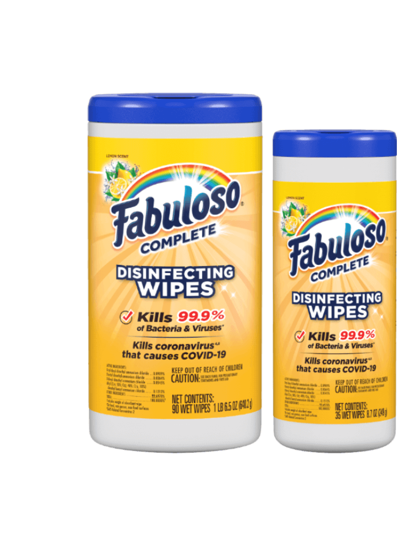 Fabuloso® Complete Disinfecting Wipes Lemon Tu Hogar Puerto Rico