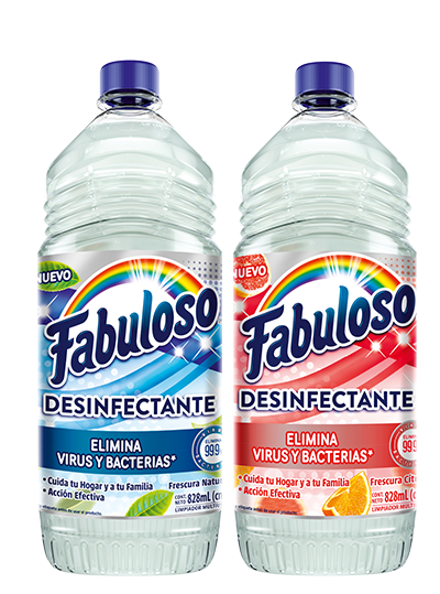 Fabuloso desinfectante para una limpieza efectiva y frescura duradera