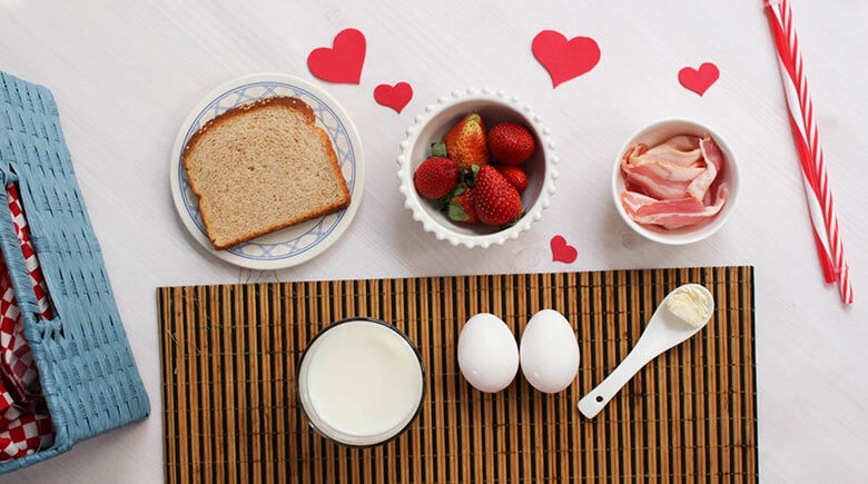 Desayuno perfecto para San Valentín: Ingredientes