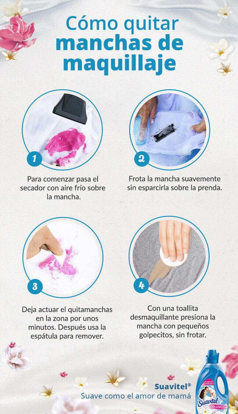 Actualizar 96+ imagen como quitar maquillaje de la ropa