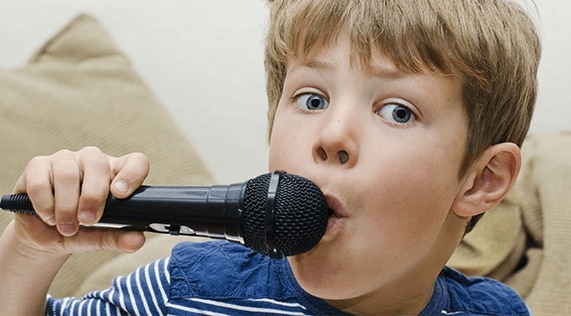 Karaoke de navidad para hacer con niños