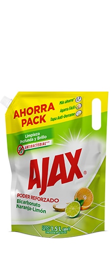 Ajax® Bicarbonato Naranja Limón 1.5L