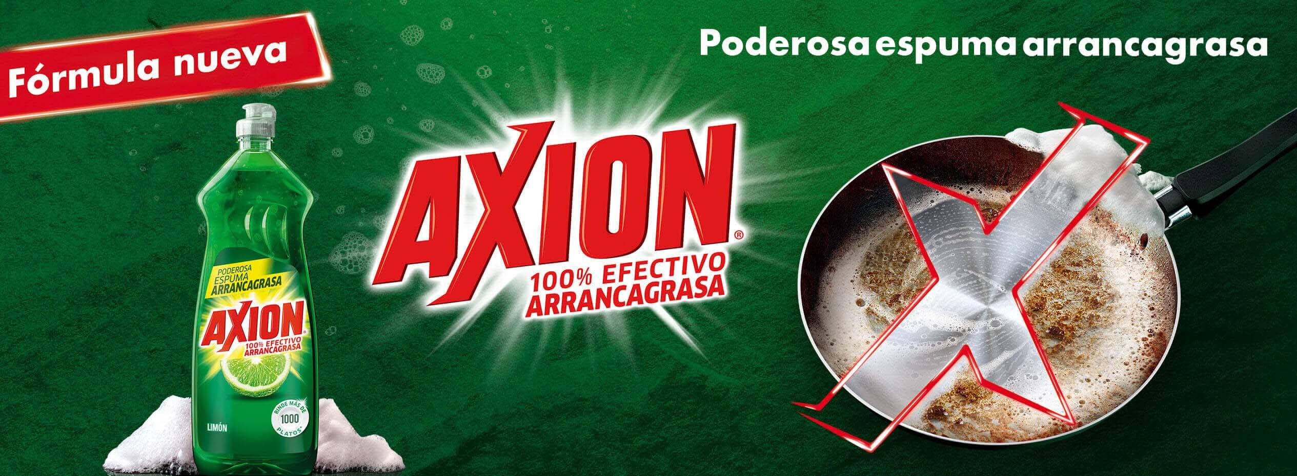 Axion® Limón. La gota que te da más. 100% efectivo arrancagrasa