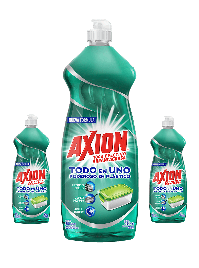 Axion® Poderoso en Plástico | Presentaciones