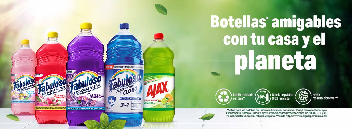 Ajax® Pino. Multilimpiador desinfectante. Elimina el 99.99% de bacterias