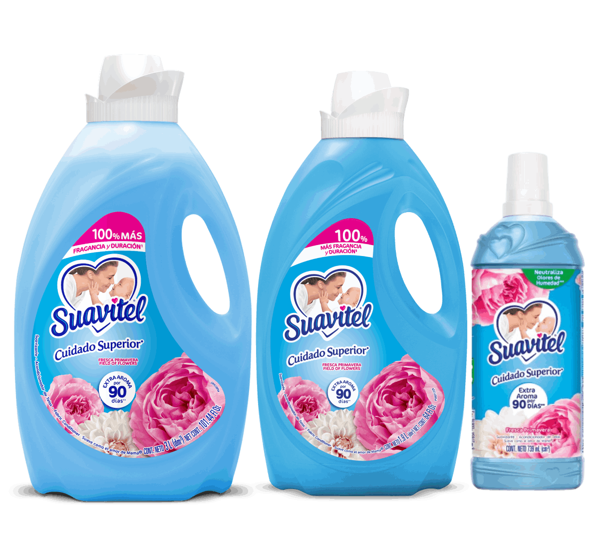 Suavitel® Cuidado Superior Fresca Primavera | Presentaciones