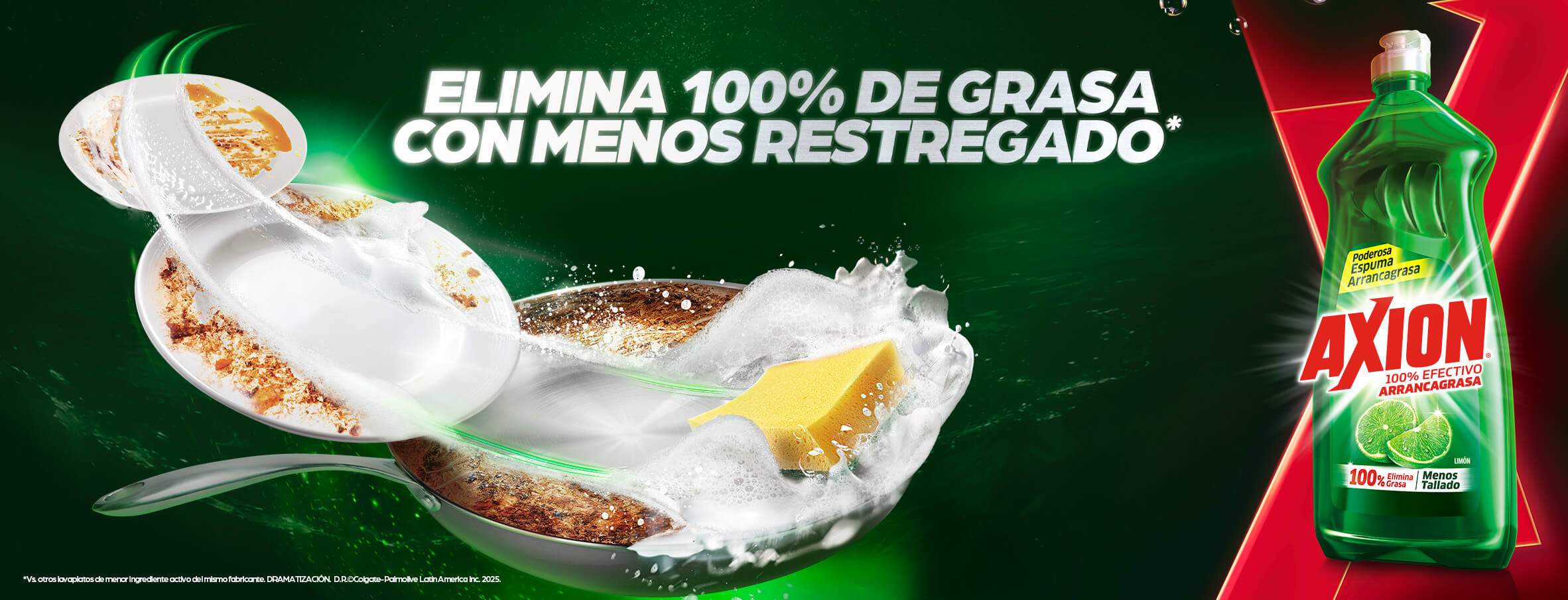 tu hogar axion elimina grasa  con menos restregado