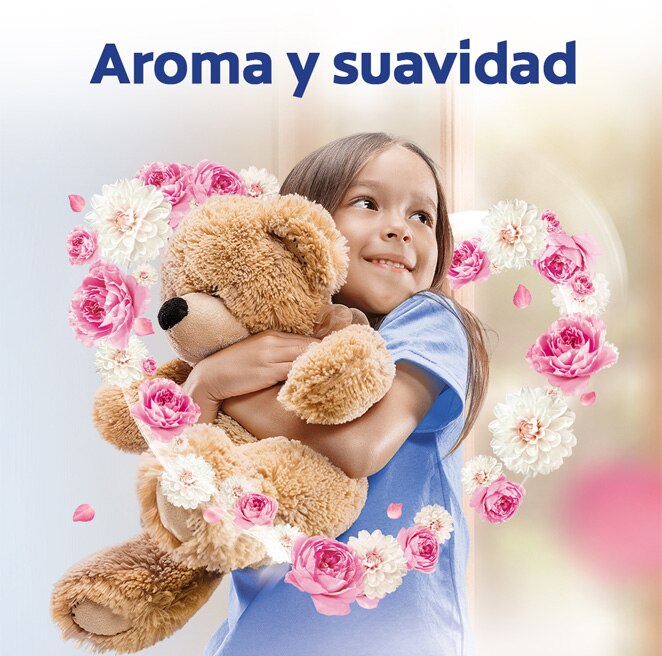 Su fórmula proporciona: suavidad irresistible, un planchado fácil y rápido, además de un agradable y duradero aroma
