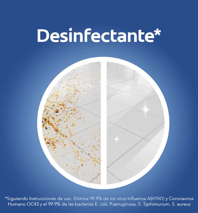 Utilízalo en todas las superficies de tu hogar y obtén una máxima eficacia*