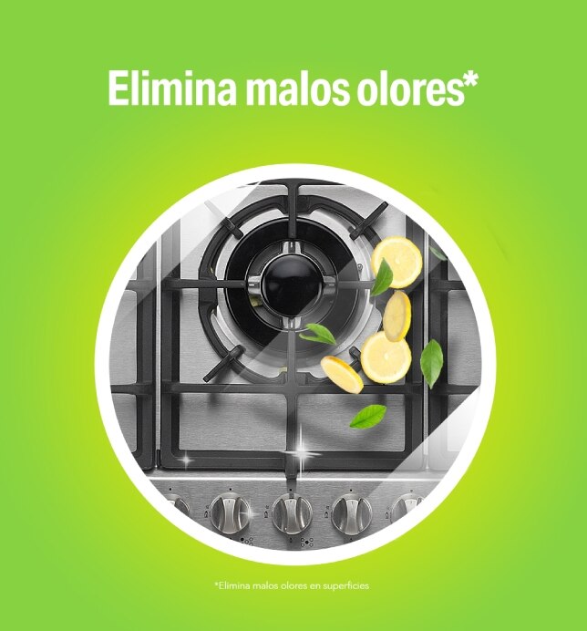 Limpieza profunda y brillo con delicioso aroma a limón