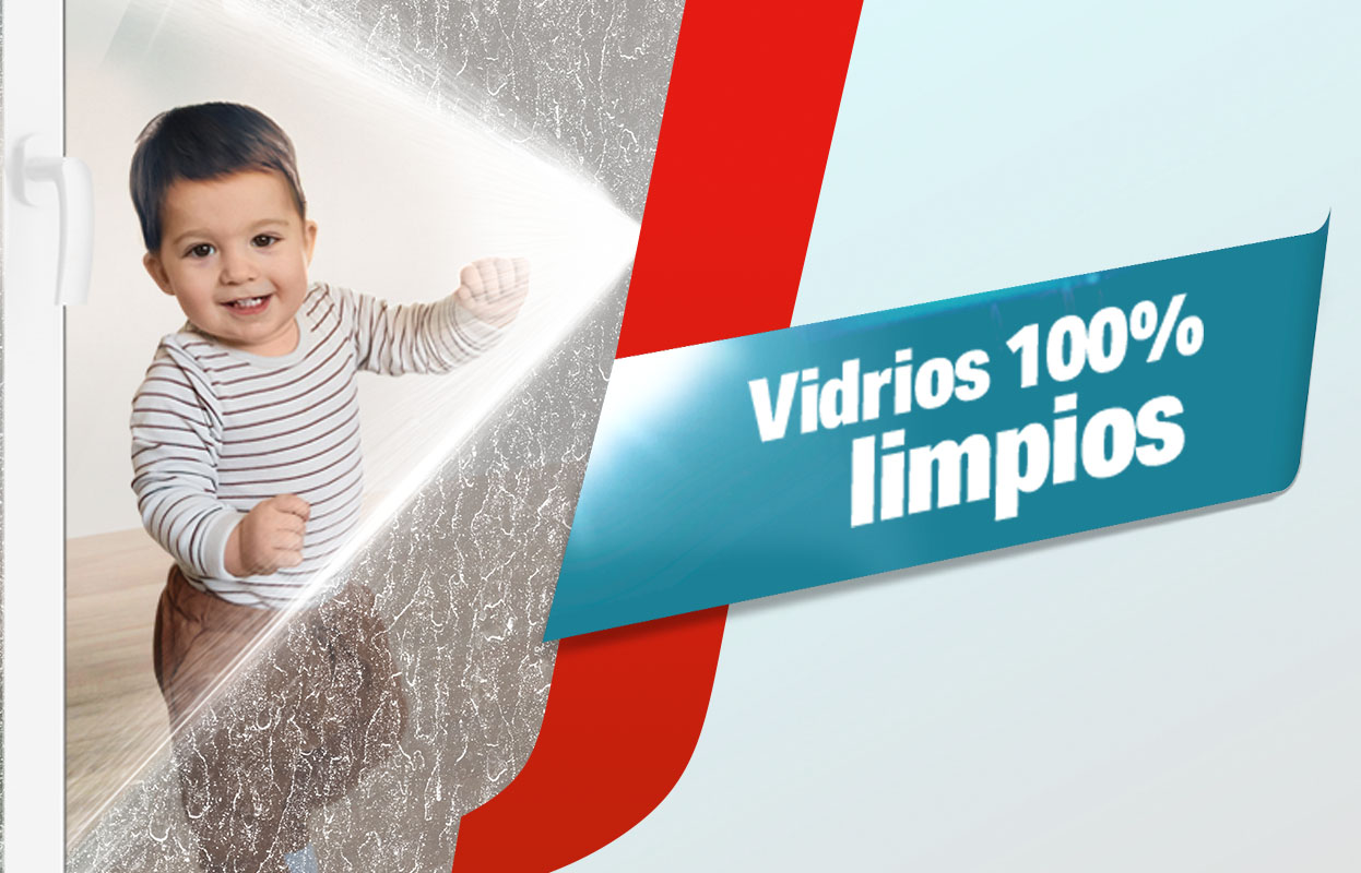 Vidrios 100% limpios