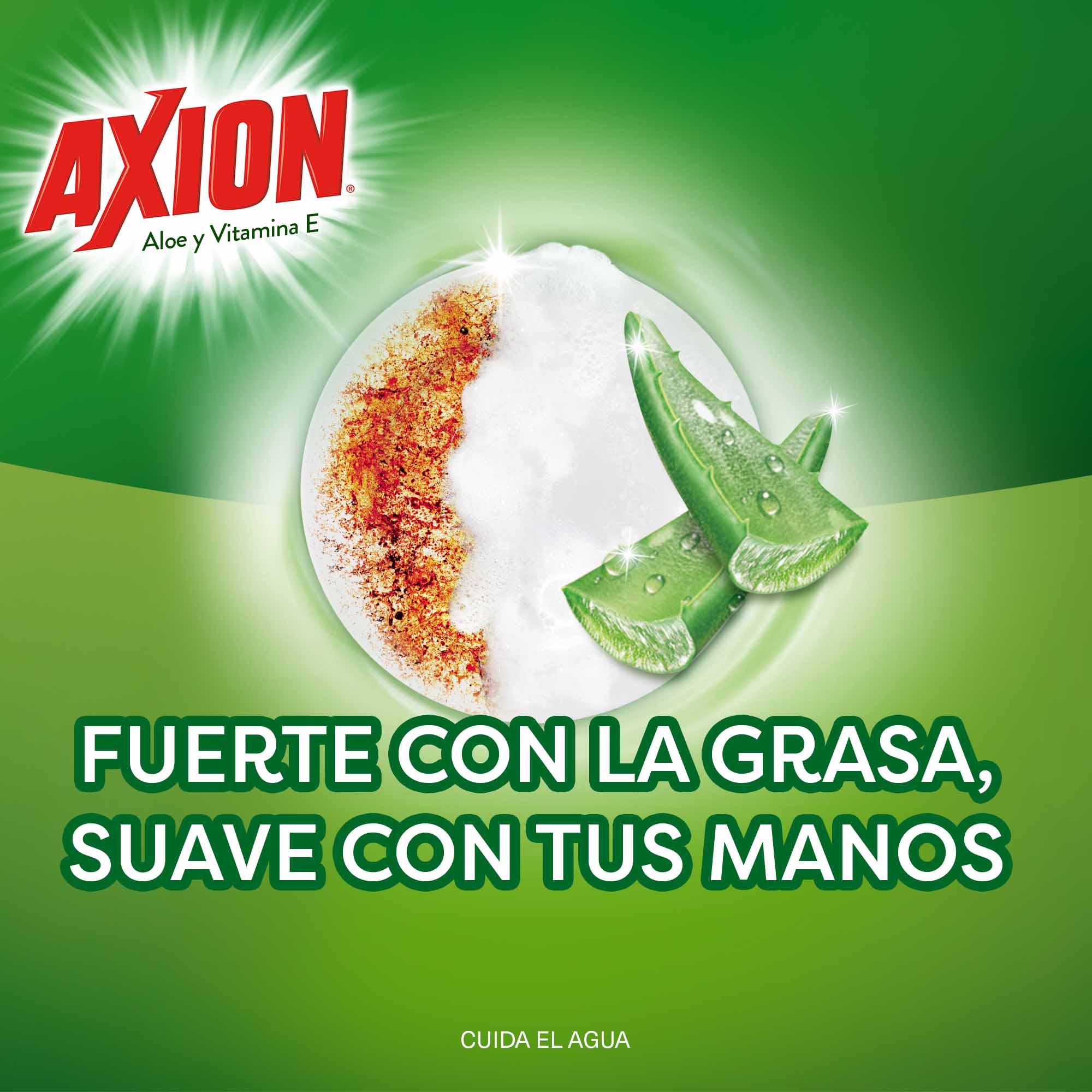 fuerte con la grasa, suave con tus manos