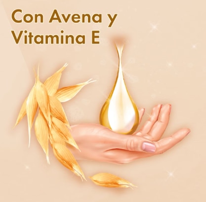 Fórmula con extracto de avena y vitamina E