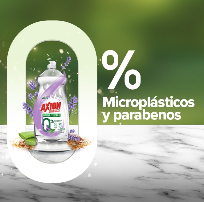 Jabón para trastes Axion Natural Essentials 100% efectivo arrancagrasa