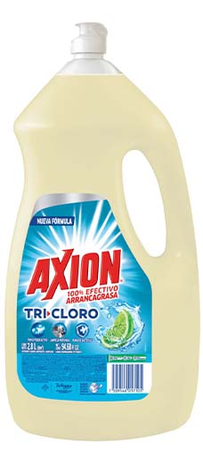 Jabón lavatrastes axion líquido presentación 2.8 L
