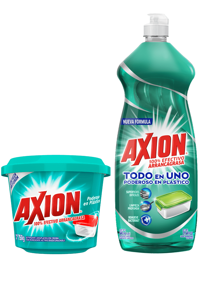 Axion® Complete Poderoso en Plástico | Presentaciones