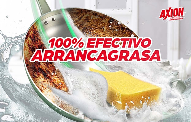 Deja relucientes tus platos, ollas, sartenes y cubiertos arrancando la grasa más pegada gracias a su nueva fórmula