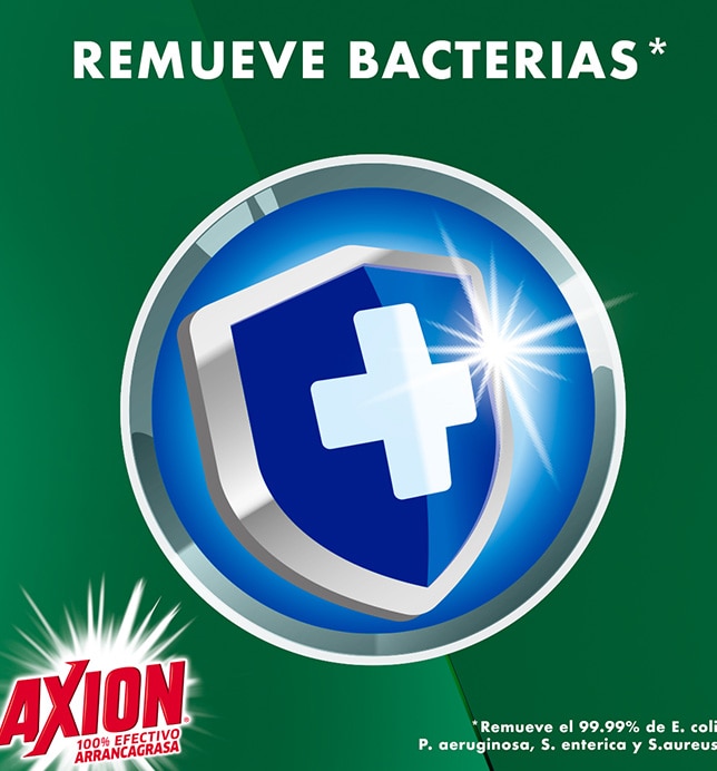Elimina el 99.999% de bacterias 