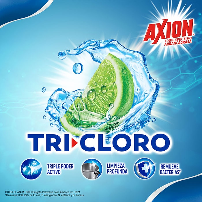 Limpieza profunda - Remueve bacterias - Triple poder activo