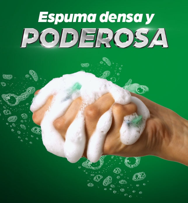 Espuma densa y poderosa 