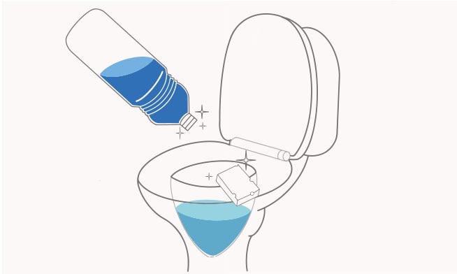 Utiliza Fabuloso limpiador desinfectante sin diluir dejándolo actuar por 5 minutos 