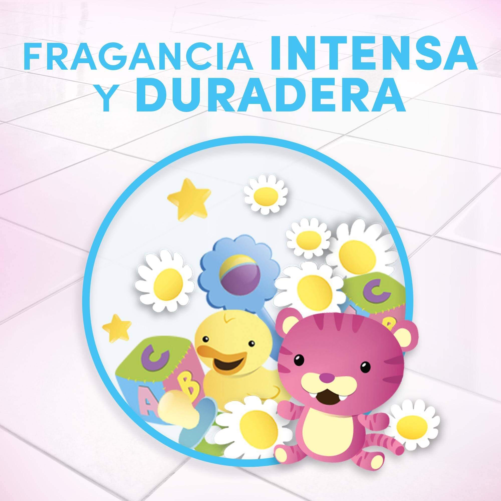Fragancia intensa y duradera Fabuloso aroma de bebé