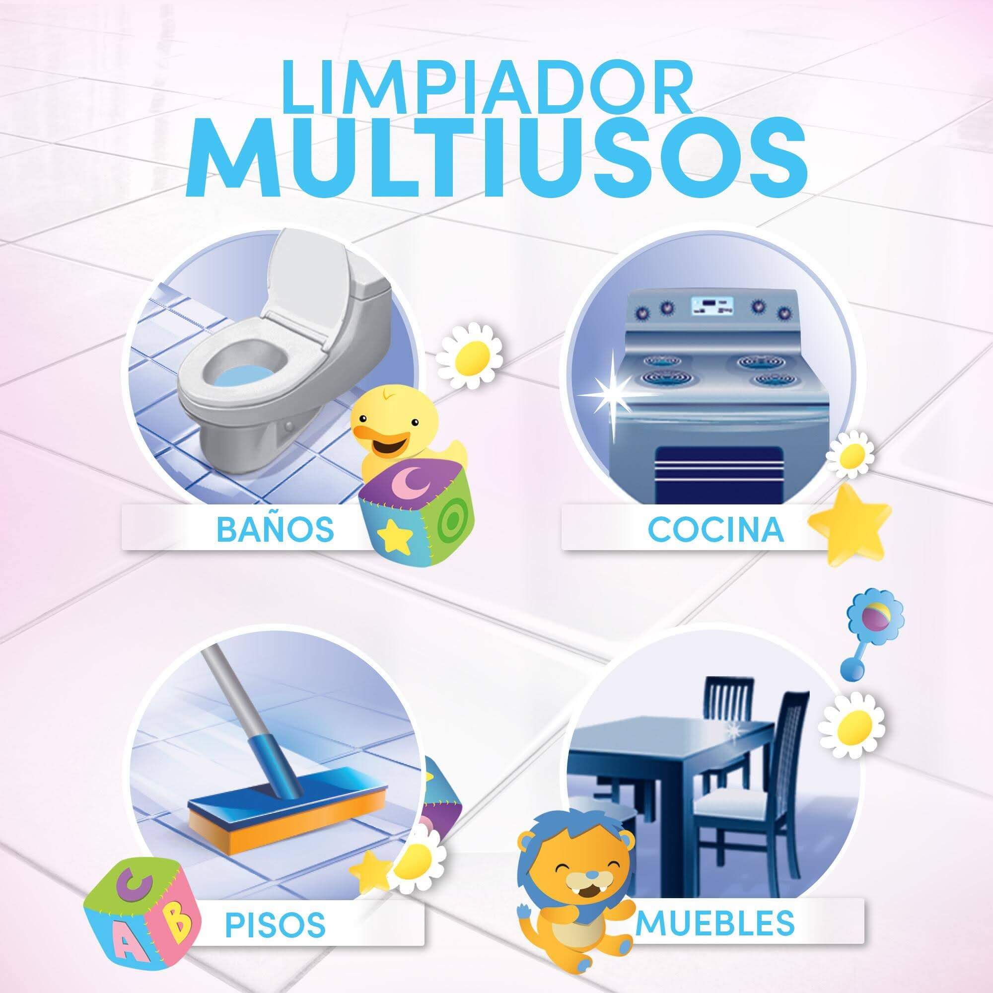 Limpiador multiusos Fabuloso aroma de bebé