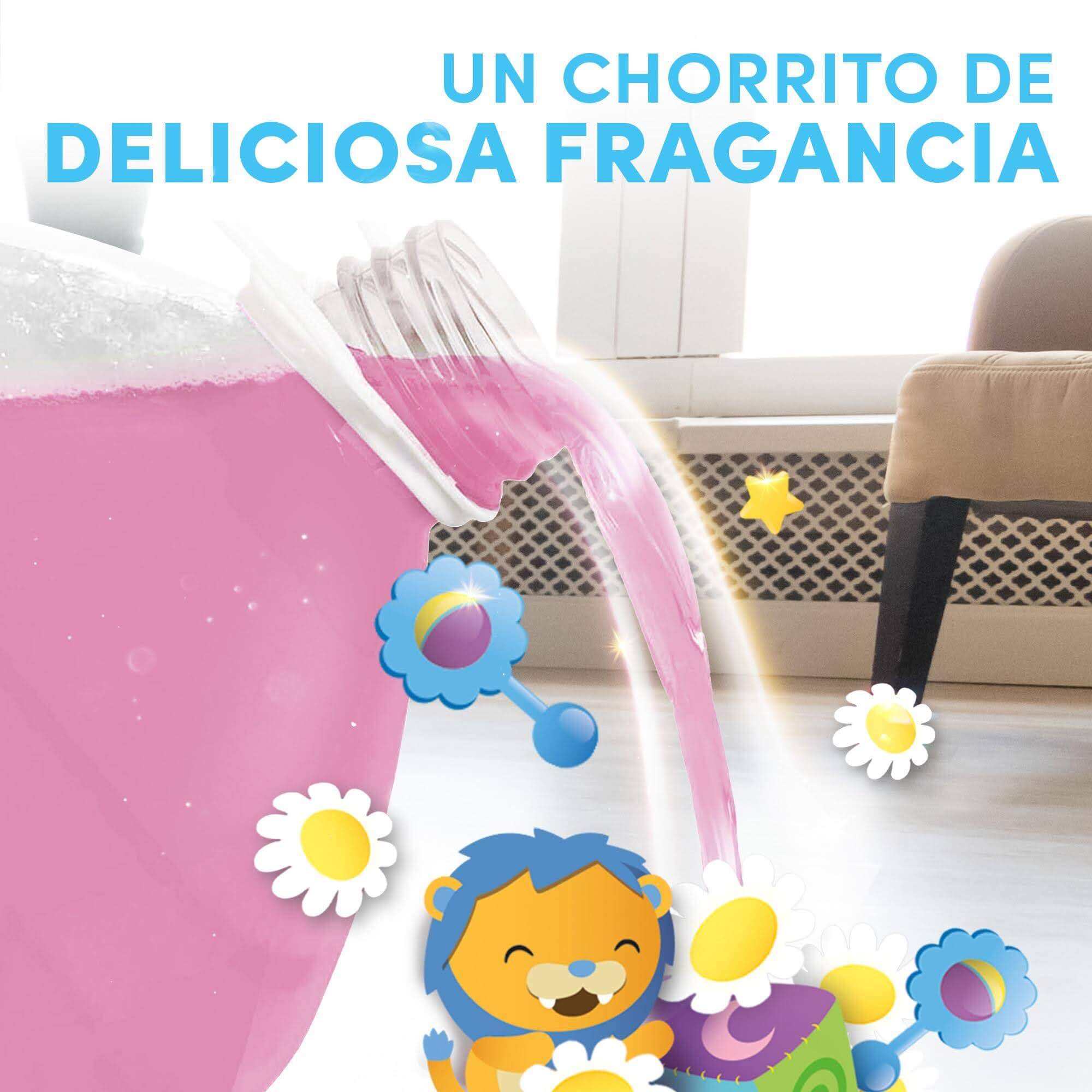modo de uso Fabuloso aroma de bebé