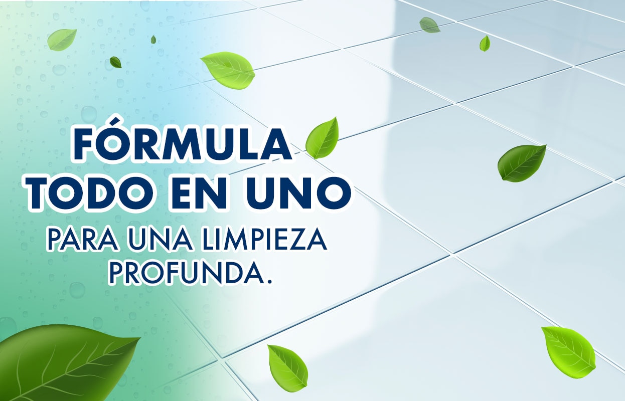 Fórmula todo en uno para una limpieza profunda