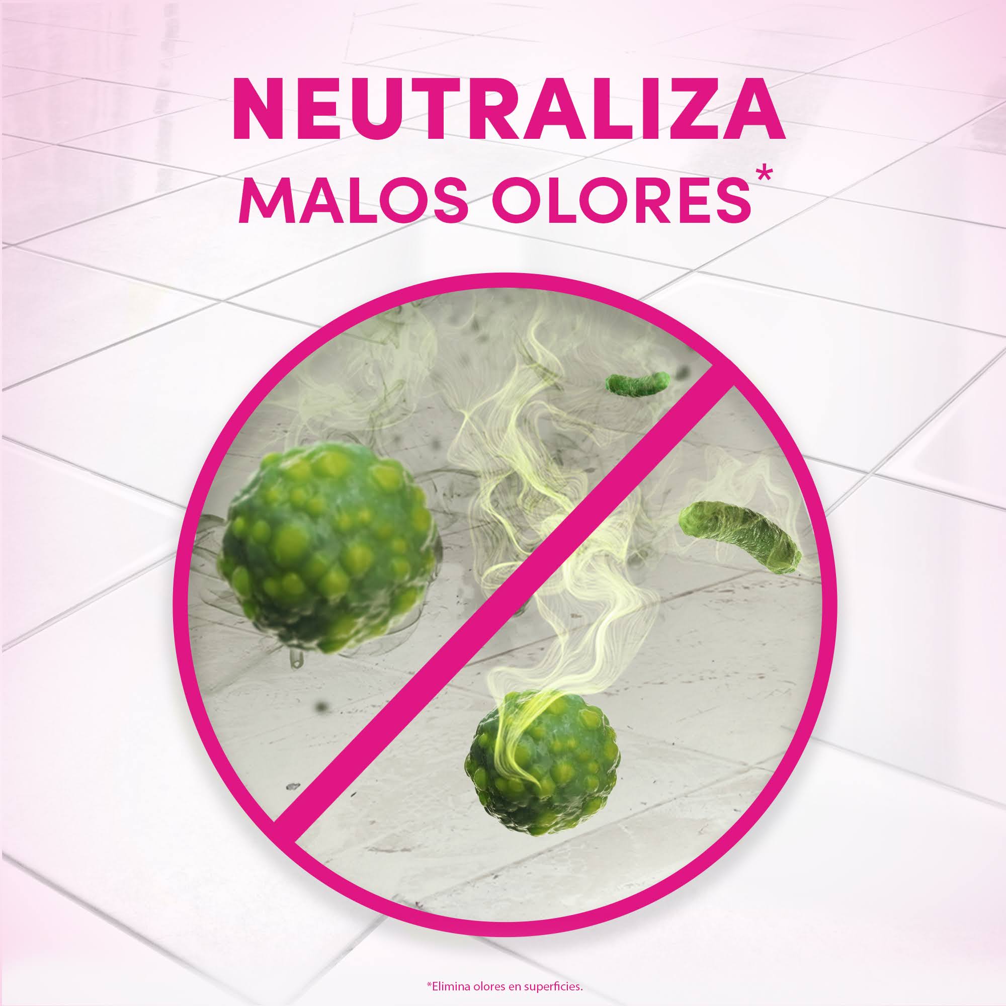 Neutraliza malos olores Fabuloso Limpiador Multiusos Violeta