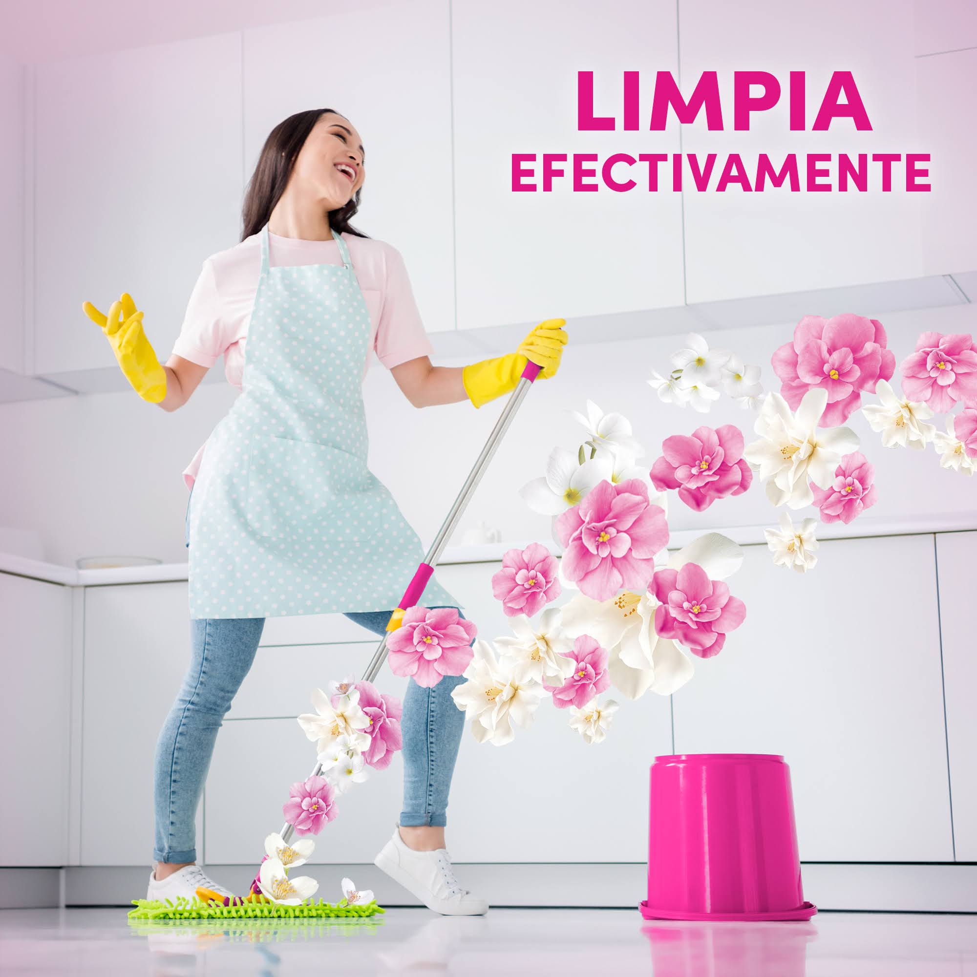 Limpia efectivamente Fabuloso Limpiador Multiusos Violeta