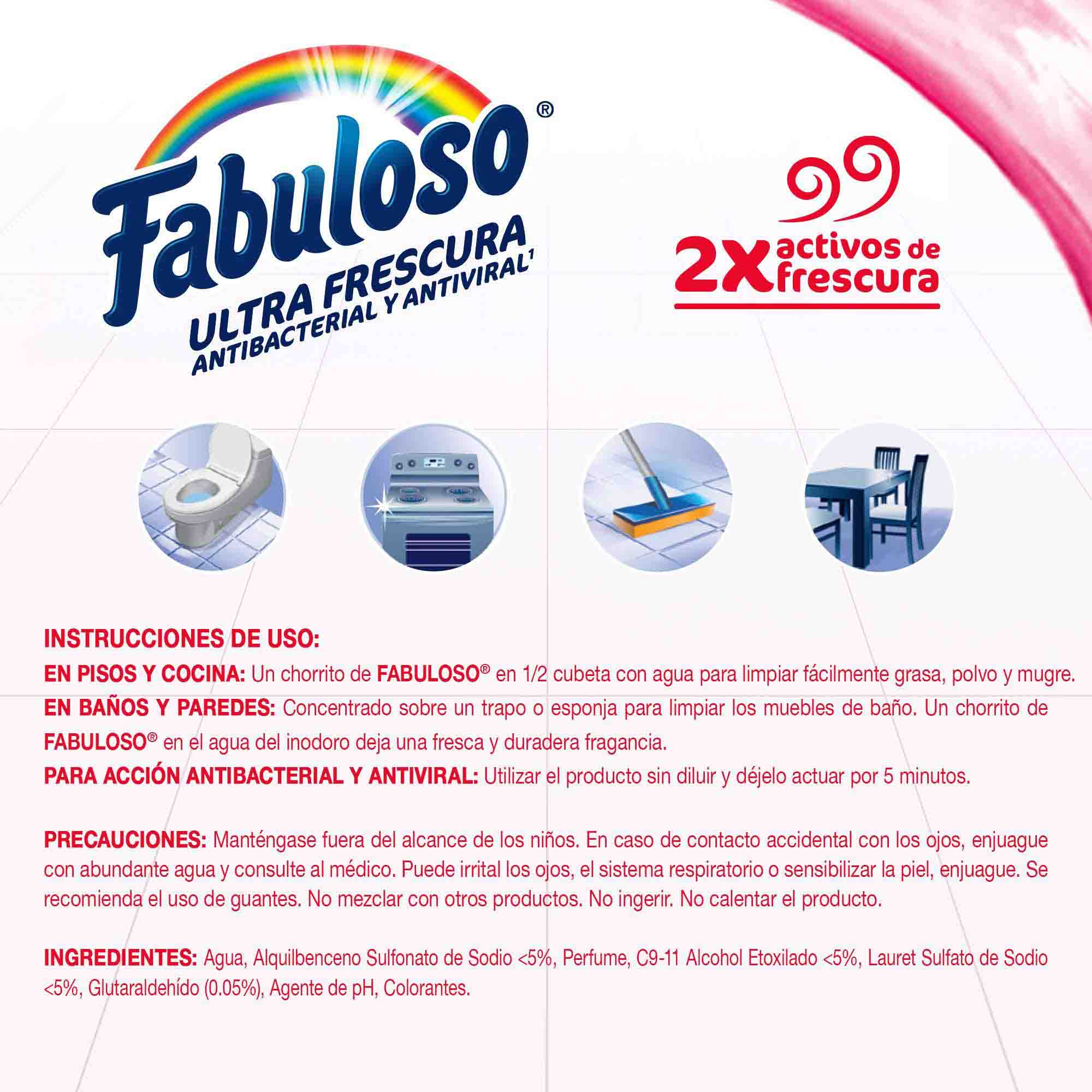 especificaciones fabuloso floral