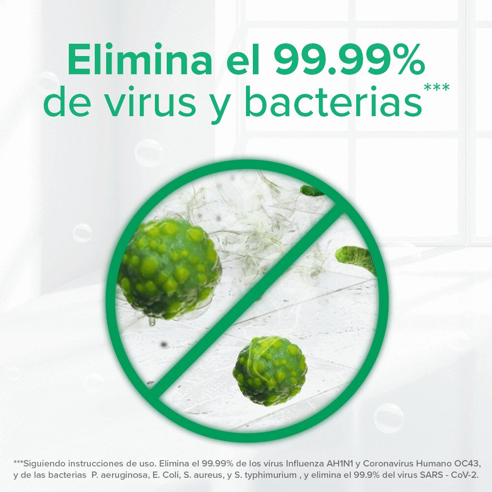 Fabuloso Fresco Amanecer Limpia el 99,99% de virus y bacterias