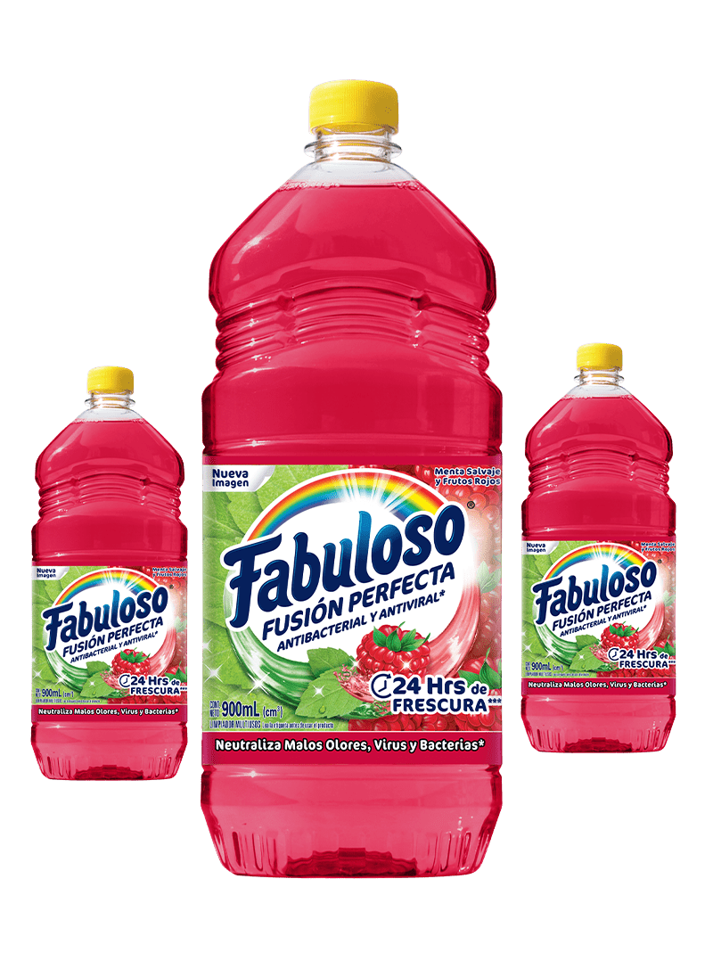 Fabuloso® Fusión Perfecta Menta Salvaje y Frutos Rojos | Presentaciones