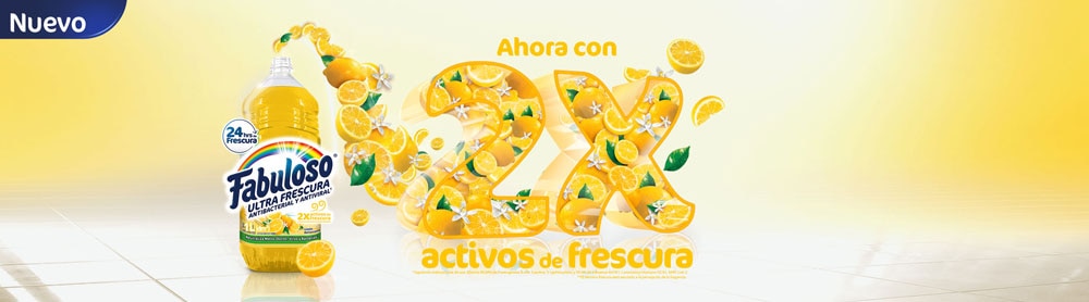 Fabuloso ahora con 2x activos de frescura