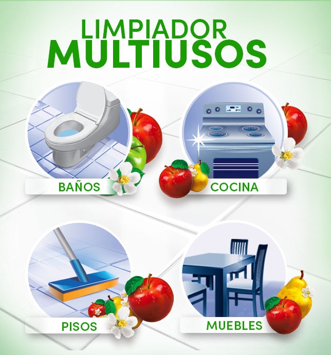 Fabuloso Pasión de Frutas, limpiador multiusos 