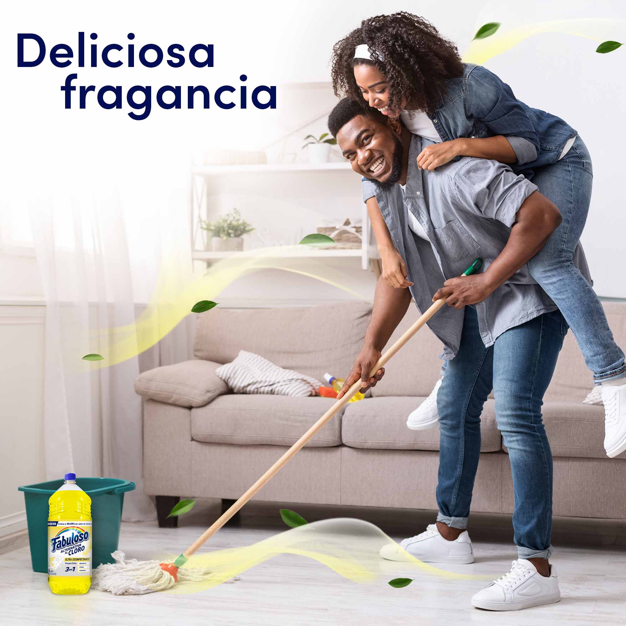 Deliciosa fragancia Fabuloso ultra desinfectante frescura cítrica 