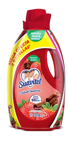 Suavitel®  Fresas y Chocolate 970ml x2