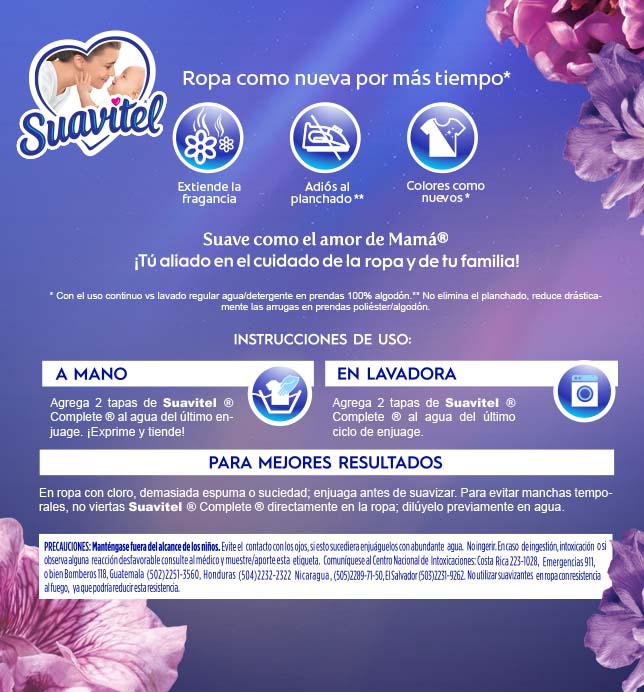 Suavitel - Complete - Anochecer | Instrucciones de uso 