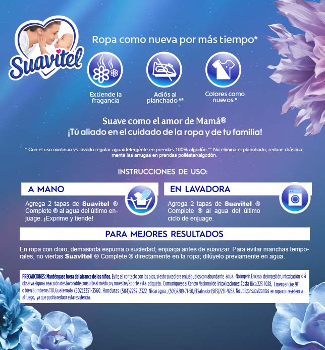 Suavitel - Complete - Fresca primavera | Instrucciones de uso 