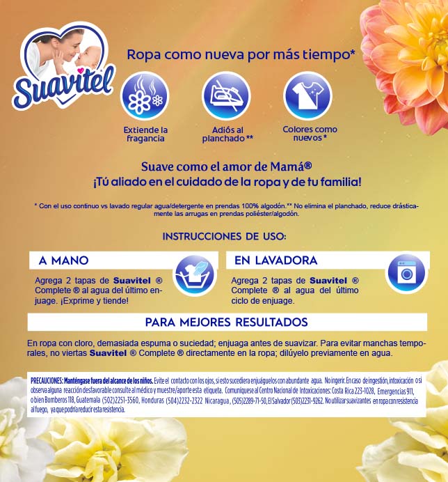 Suavitel - Complete - Fresco aroma de sol | Instrucciones de uso 