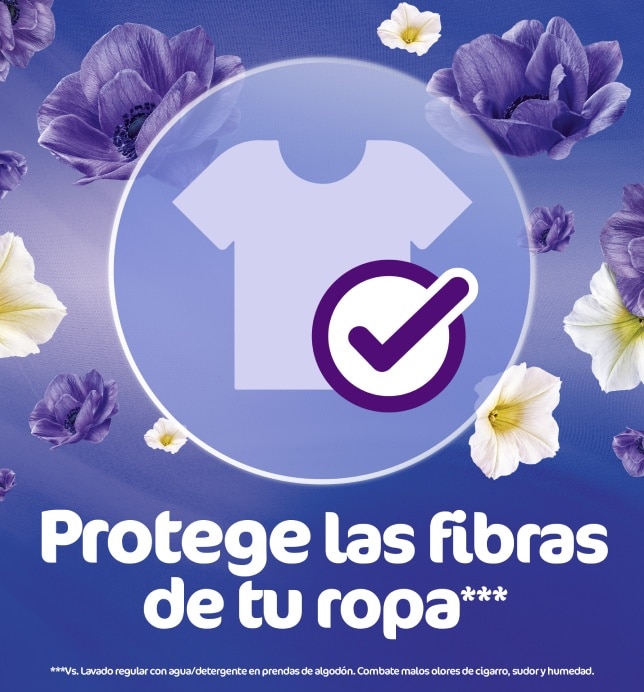 Su fórmula te ayudará a mantener tu ropa limpia y extra suave para facilitar el planchado 