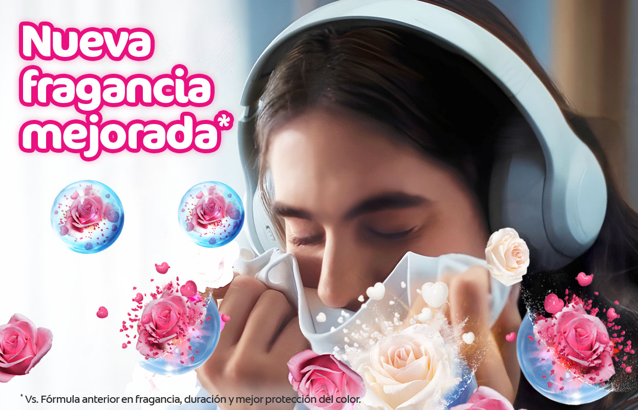 Imagen de beneficio aroma delicioso y nueva fragancia mejorada
