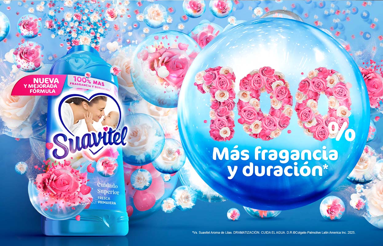 Imagen de beneficio 100% más fragancia y duración